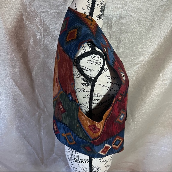 Coldwater Creek Aztec boho southwestern Vest - Picture 7 of 12